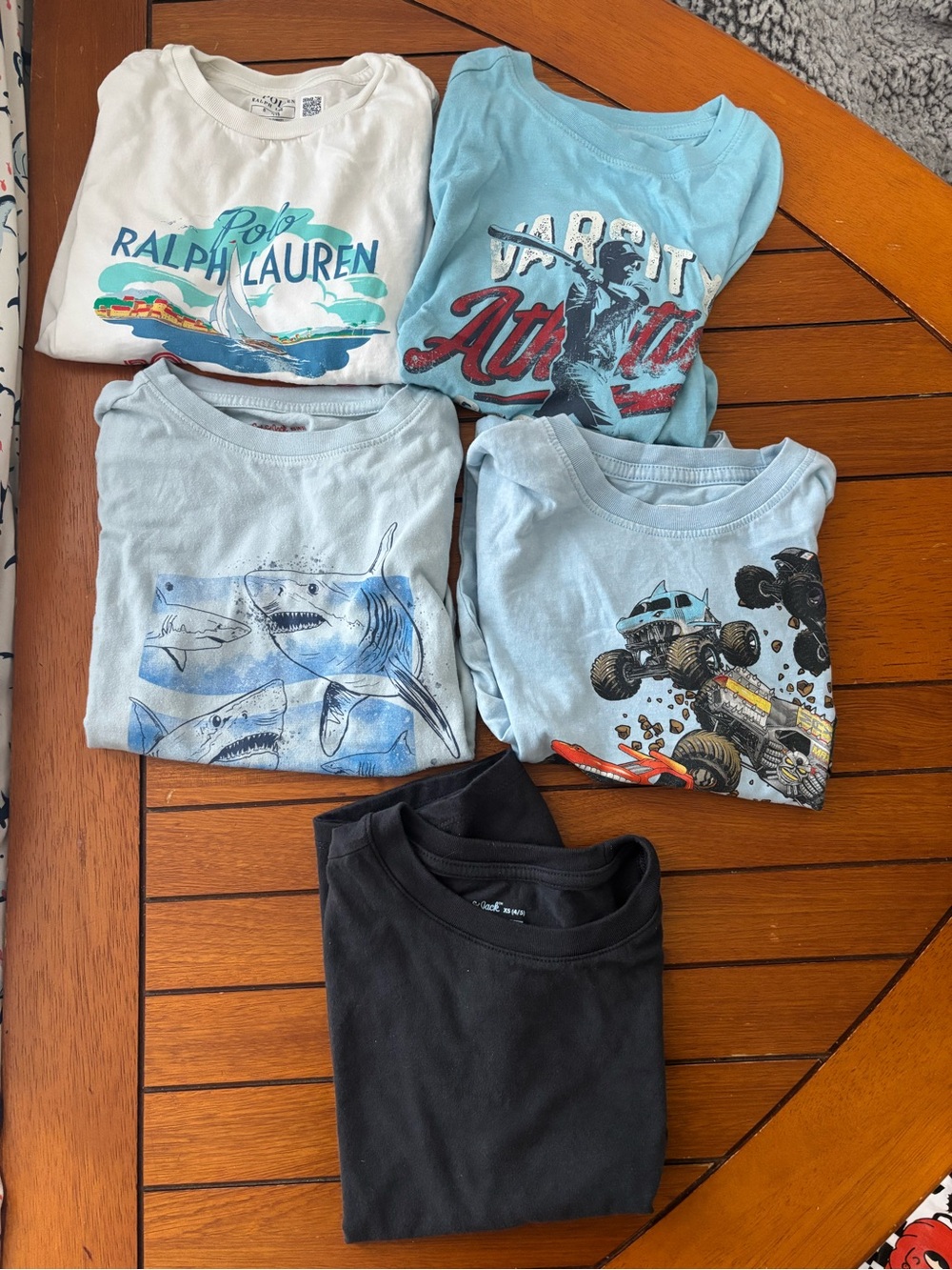 Polo Ralph Lauren White Sail Graphic Kids Tee